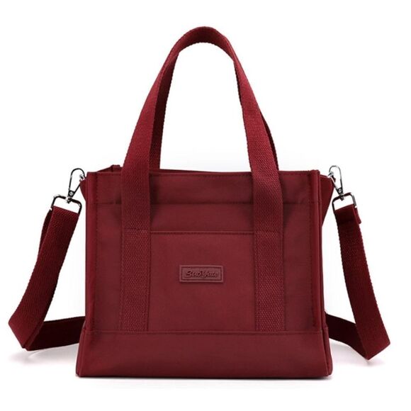 Mini Canvas Tote Purse - Picture 1 of 5
